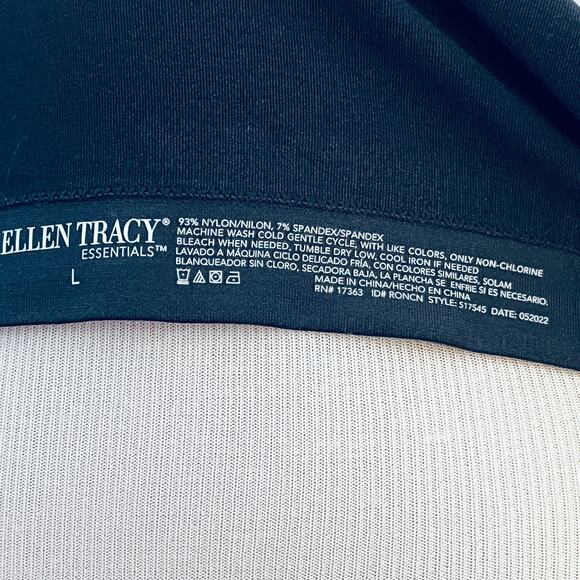 Ellen Tracy Black Reversible Sleeveless Top New - Picture 3 of 3